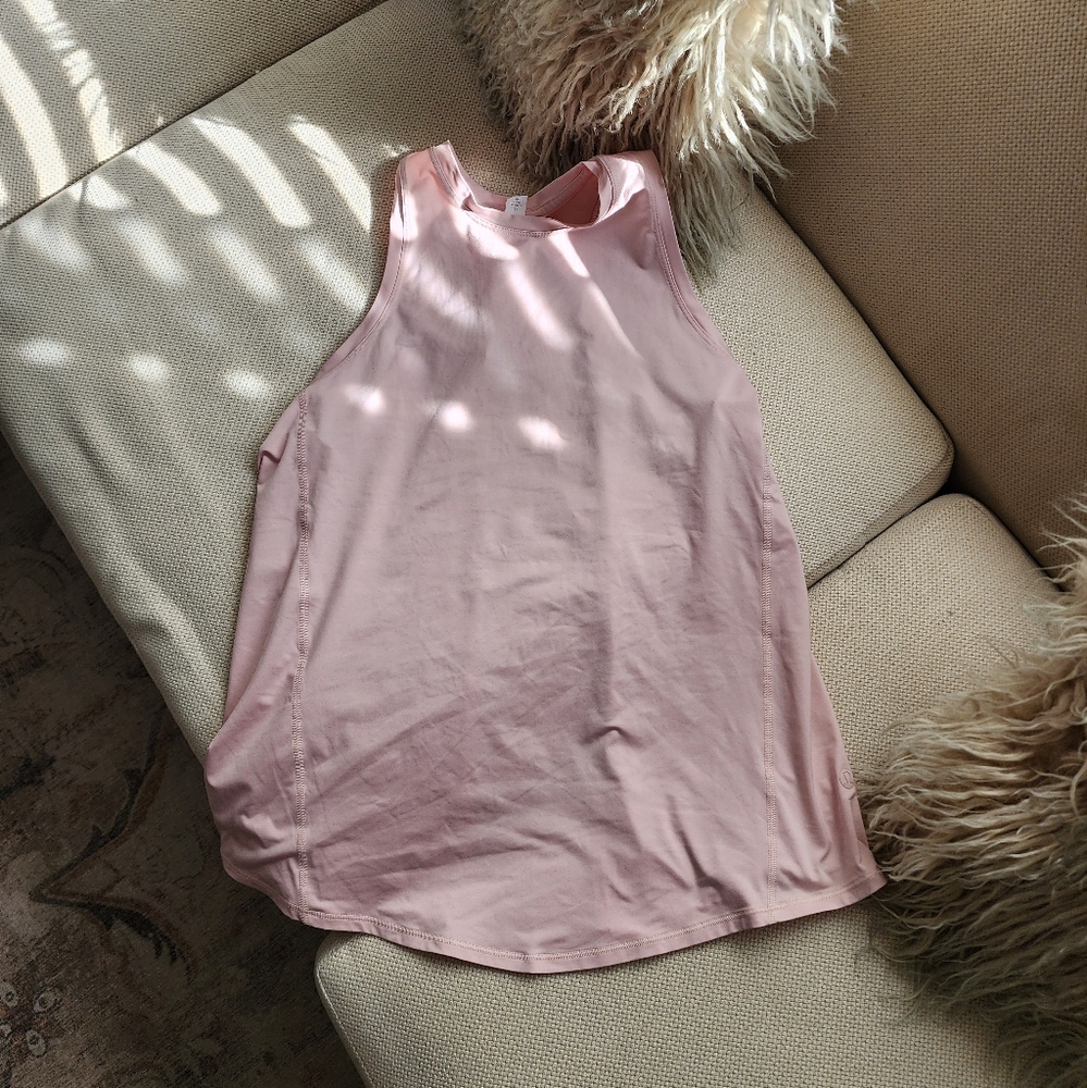 Lululemon All Tied Up Tank Top in Pink Mist